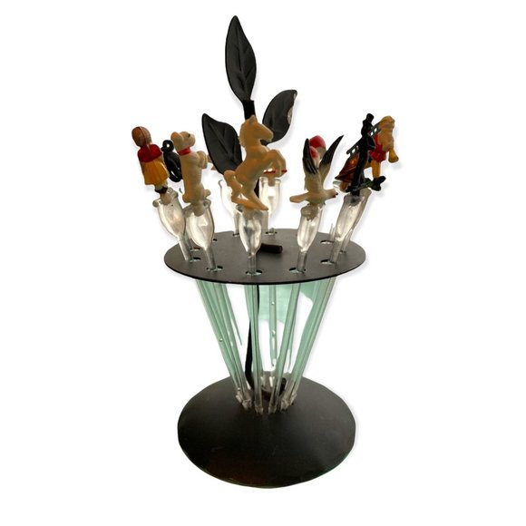 ON HOLD West German Fairytale Midcentury Cocktail Stirrers - Picture 6 of 6